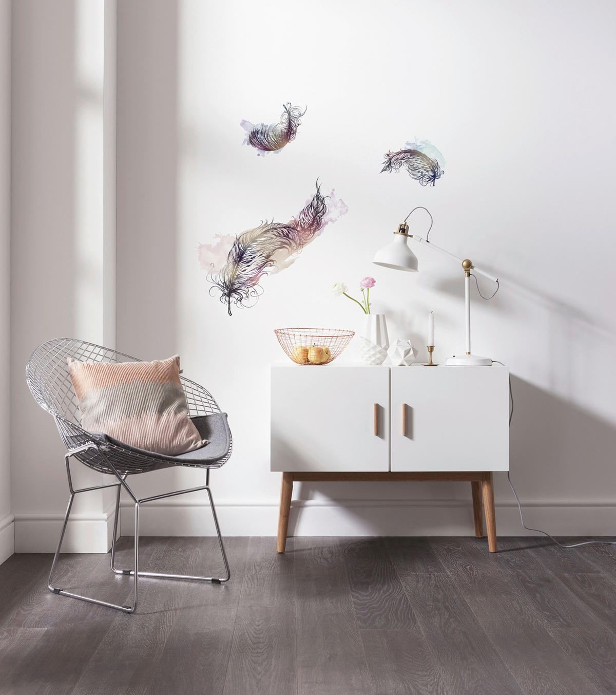 WANDTATTOO 50/70 cm     - Multicolor, Basics, Kunststoff (50/70cm) - Komar