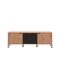TV-ÁLLVÁNY Artisan tölgy  - Artisan tölgy, Basics, faalapú anyag (157/54,5/40cm) - Xora