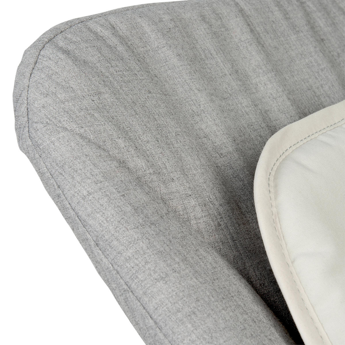 SCHAUKELWIPPE Grau   - Grau, Basics, Kunststoff/Textil (66/45/48-58cm) - My Baby Lou