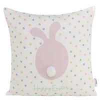 ZIERKISSEN  - Hellrosa/Weiß, Textil (45/45/10cm) - Boltze Home