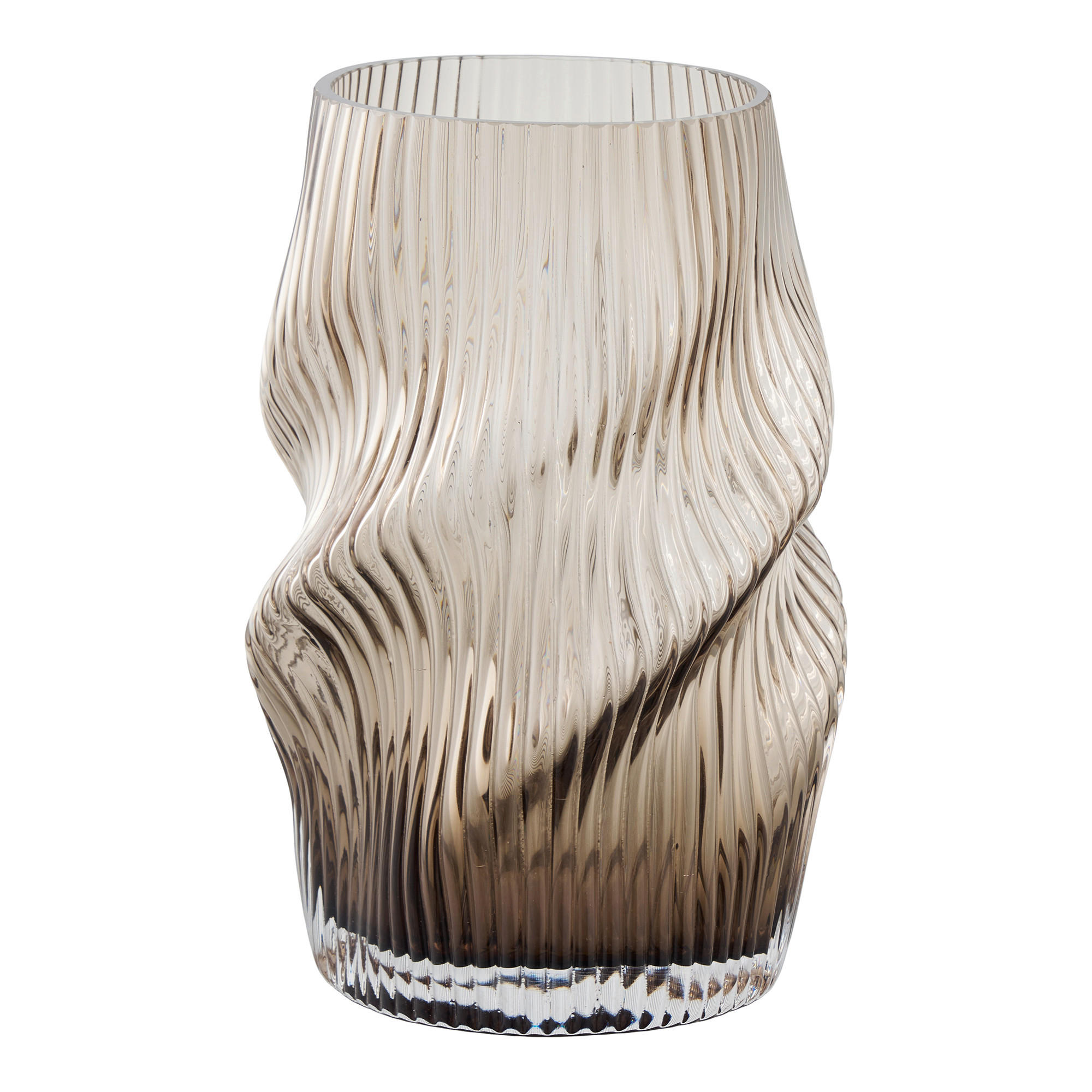 VASE Vase  - Braun, Basics, Glas (17/25cm)
