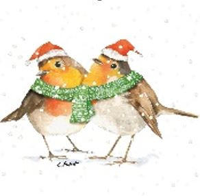 SERVIETTE    - Multicolor, Basics, Papier (17,5/17,5cm)