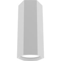 DECKENSTRAHLER Hexa 6,5/13 cm   - Weiß, Basics, Holz (6,5/13cm)