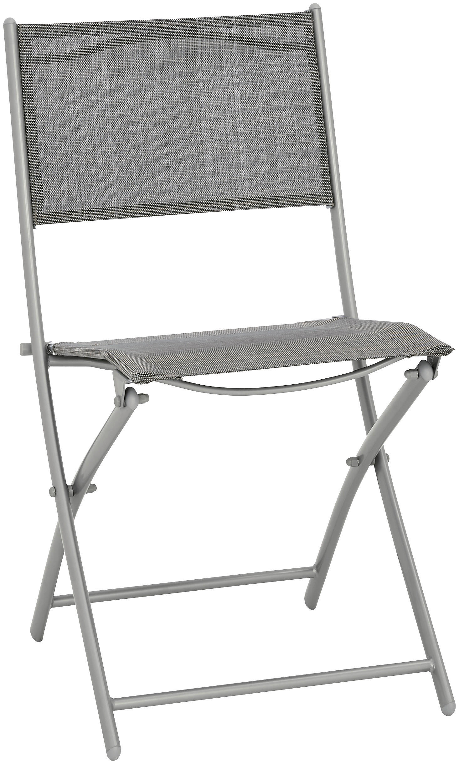 Scaun Pliant Pentru Grădină in metal, textil maro, argintiu  - maro/argintiu, Basics, metal/textil (46/82/58cm) - Xora