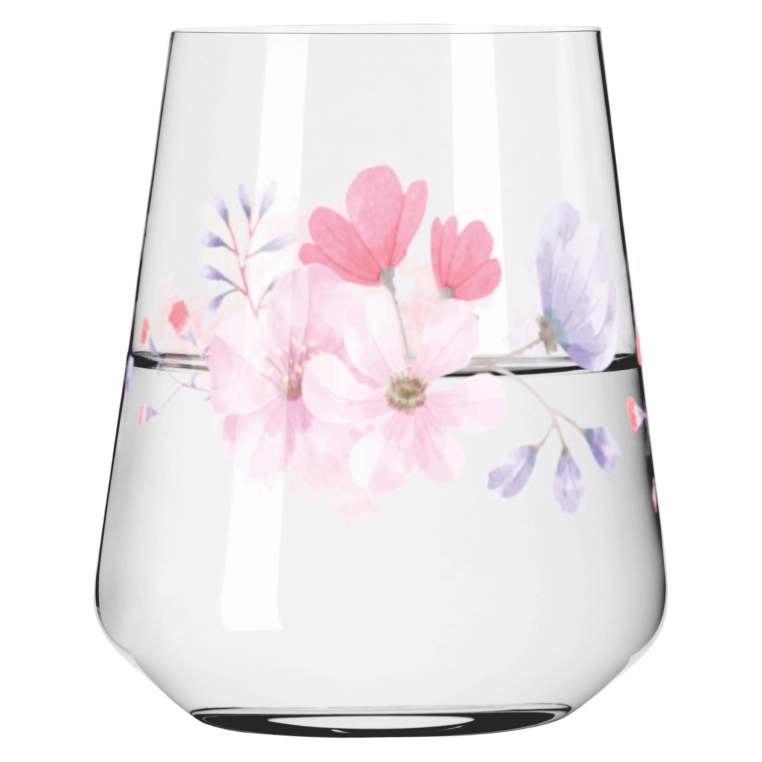 GLÄSERSET Sommersonett  - Pink/Transparent, Design, Glas (9.3/11.0cm) - Ritzenhoff