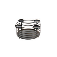 ADVENTSKERZENHALTER - Schlammfarben, LIFESTYLE, Metall (31/16,5/31cm)