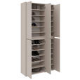 SCHUHSCHRANK  in 100/210/34 cm  - Kaschmir, KONVENTIONELL, Holzwerkstoff/Kunststoff (100/210/34cm) - Xora