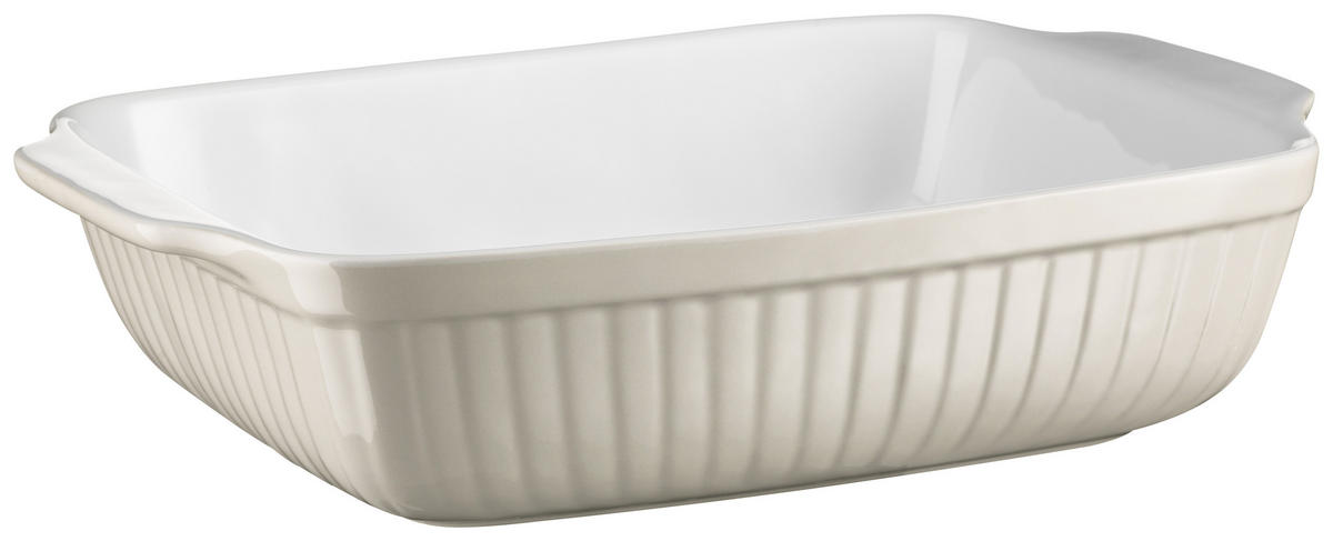 AUFLAUFFORM KITCHEN TIME  2-teilig  - Beige, Basics, Keramik (33/8/24cm) - Mäser