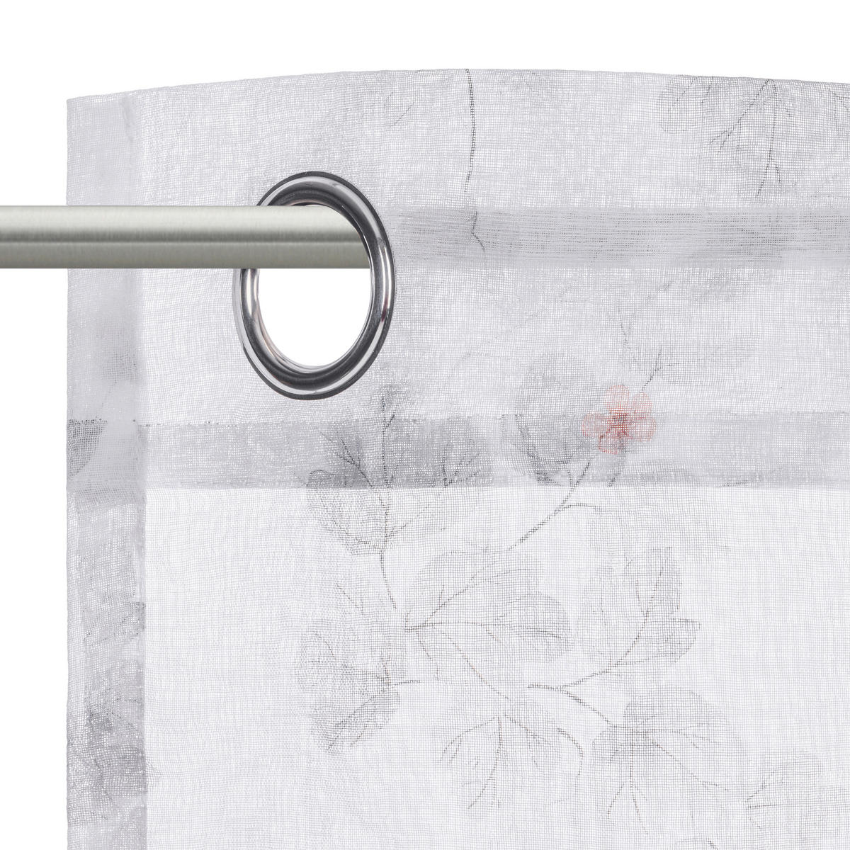 ÖSENSCHAL AIMO halbtransparent 135/245 cm   - Grau, Natur, Textil (135/245cm) - Esposa