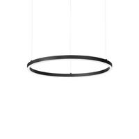 LED-HÄNGELEUCHTE 50/27,5/202,5 cm  - Schwarz, Design, Kunststoff/Metall (50/27,5/202,5cm) - Ideal Lux