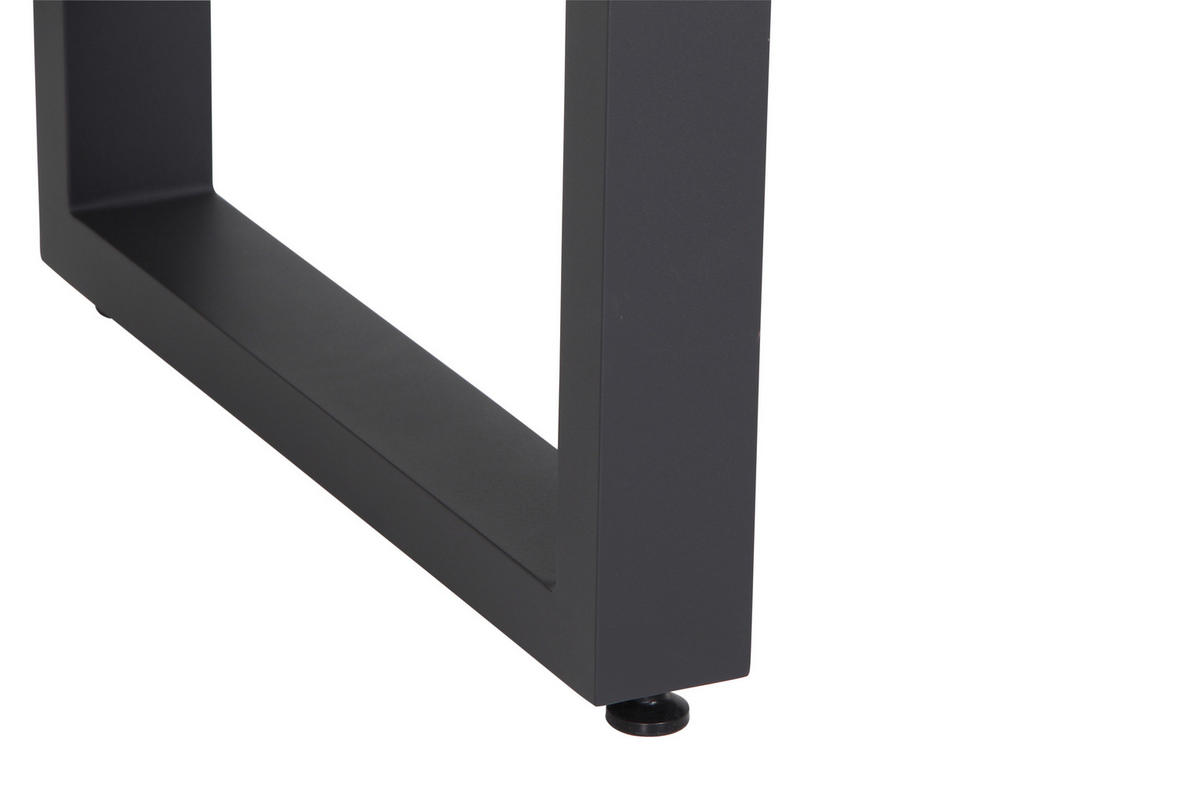 LOUNGEGARNITUR 4-teilig   219/88/219 cm  - Grau, Basics, Keramik/Kunststoff (219/88/219cm) - Siena Garden