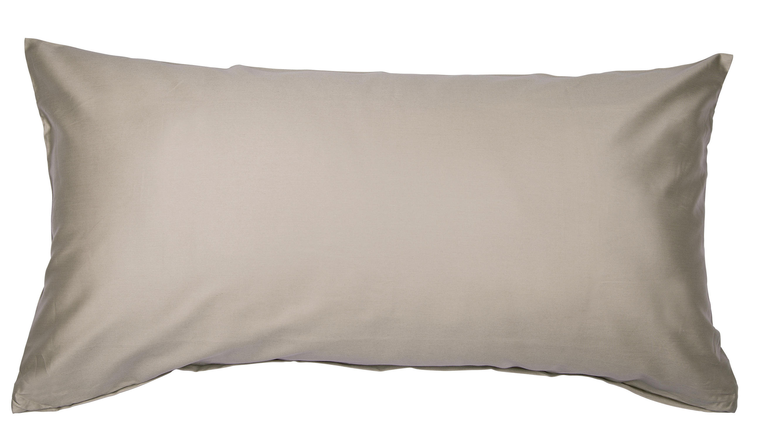 KOPFKISSENBEZUG Giacomo Makosatin  - Taupe, Basics, Textil (40/80cm) - Janine