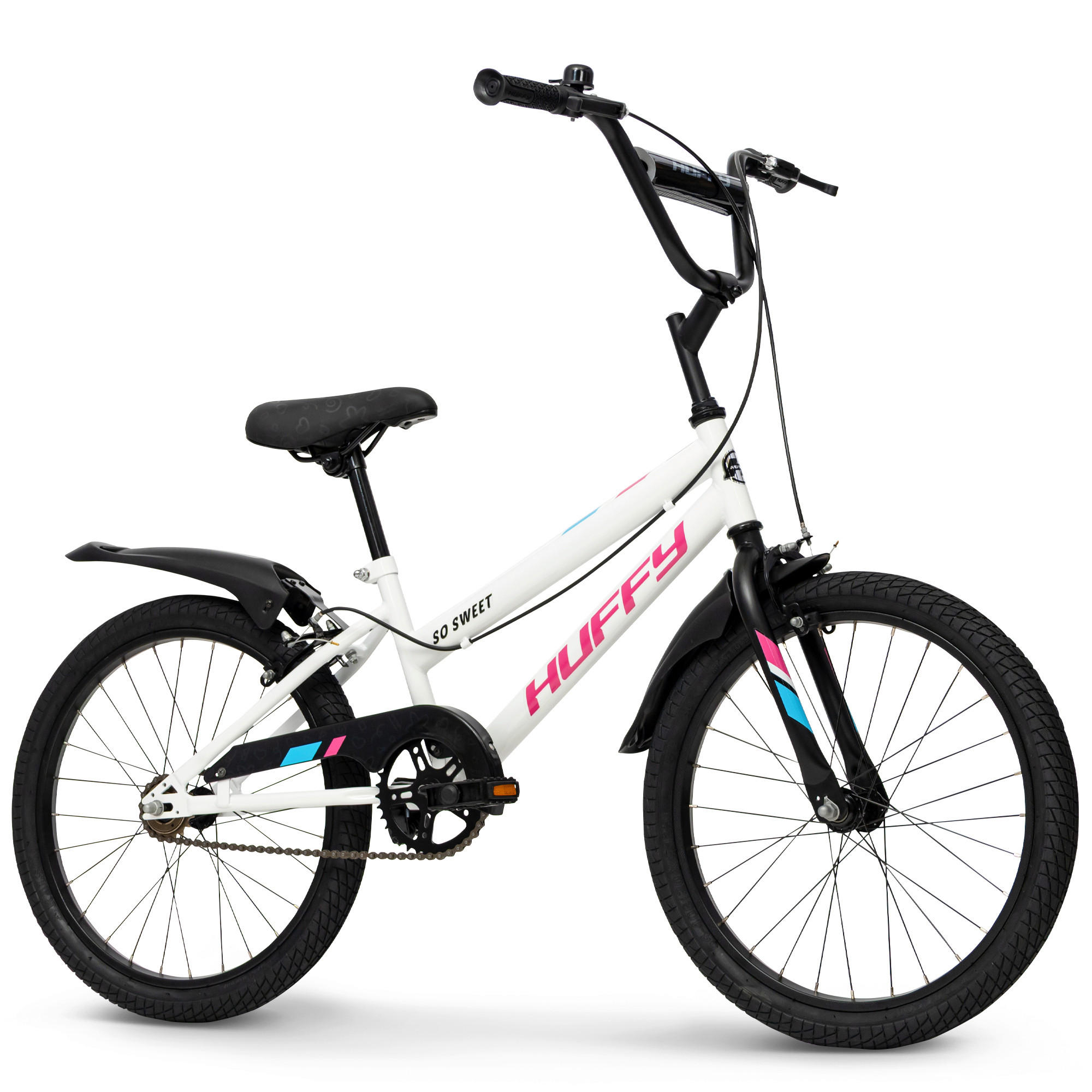 KINDERFAHRRAD 20 Zoll  - Weiß, Basics, Metall (64/95/135cm)