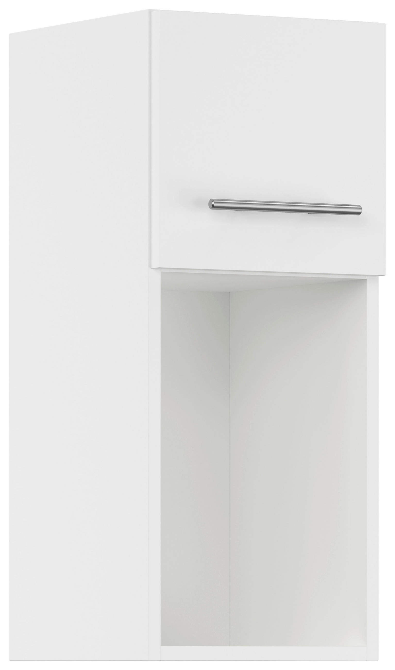 KÜCHENOBERSCHRANK 30/72,3/34,2 cm  in Weiß  - Edelstahlfarben/Weiß, Basics, Holzwerkstoff/Metall (30/72,3/34,2cm) - Impuls