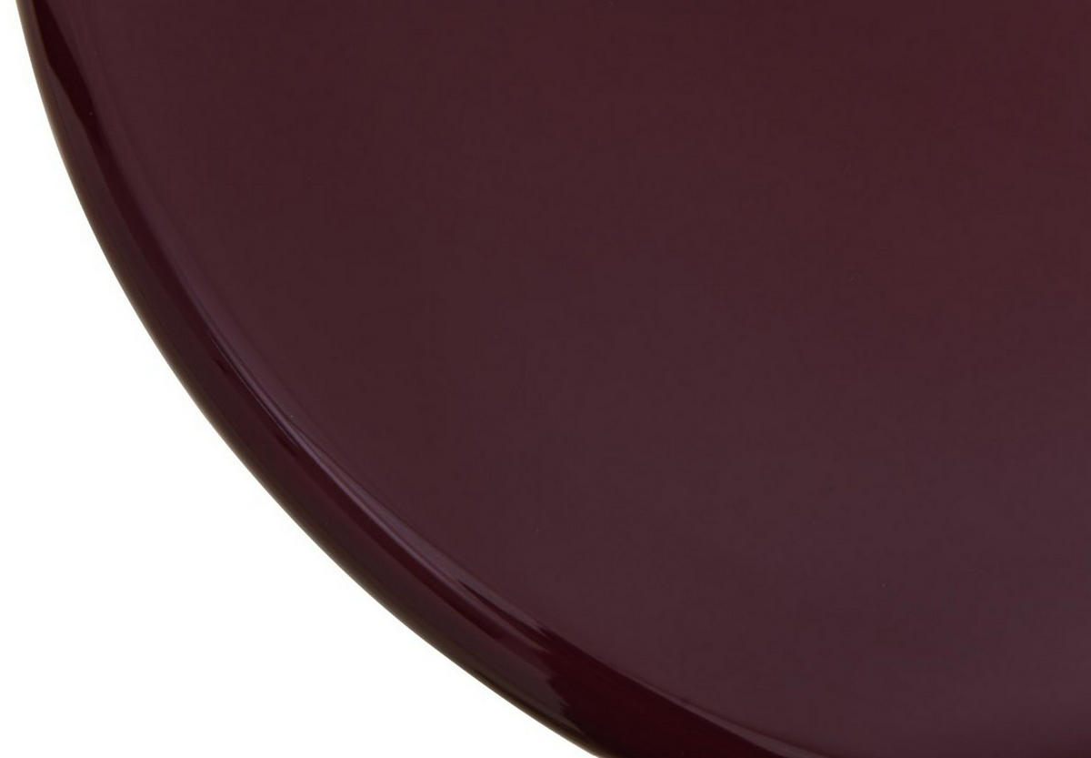 COUCHTISCH 50/50/45 cm rund Rot  - Rot, Design, Holzwerkstoff (50/50/45cm) - MID.YOU