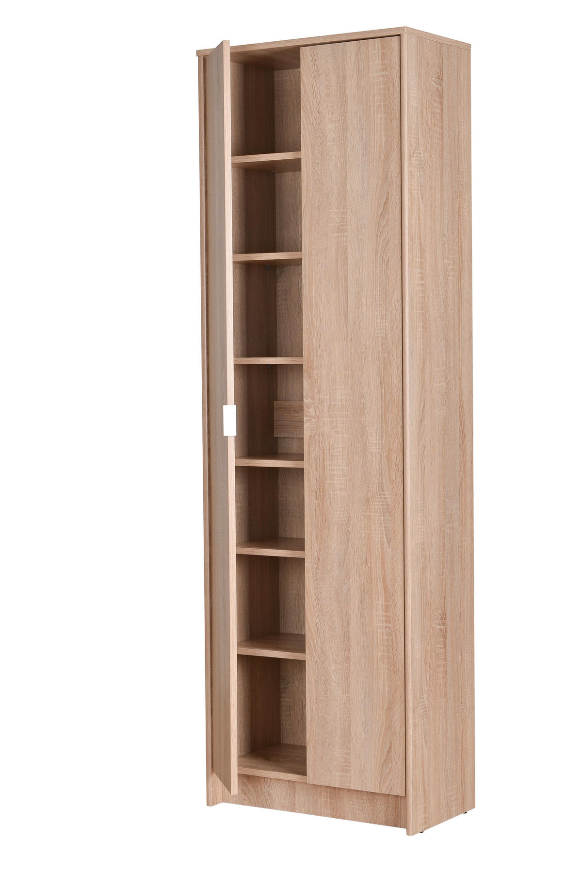 CIPŐSSZEKRÉNY 60/191,5/33 cm  - Sonoma tölgy, Basics, faalapú anyag (60/191,5/33cm) - Carryhome