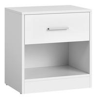 NACHTTISCH 39/41/27,6 cm  - Weiß, Trend, Holzwerkstoff (39/41/27,6cm) - MID.YOU