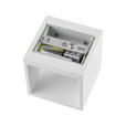 WANDLEUCHTE Alessia 11,5/11,5/11,5 cm  - Weiß, Basics, Stein (11,5/11,5/11,5cm) - Novel