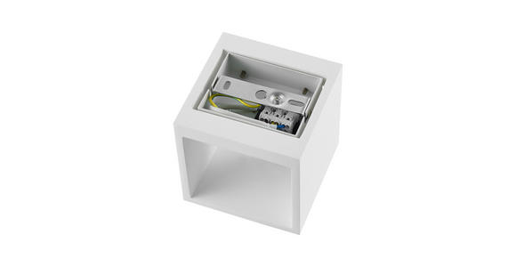 WANDLEUCHTE Alessia 11,5/11,5/11,5 cm  - Weiß, Basics, Stein (11,5/11,5/11,5cm) - Novel