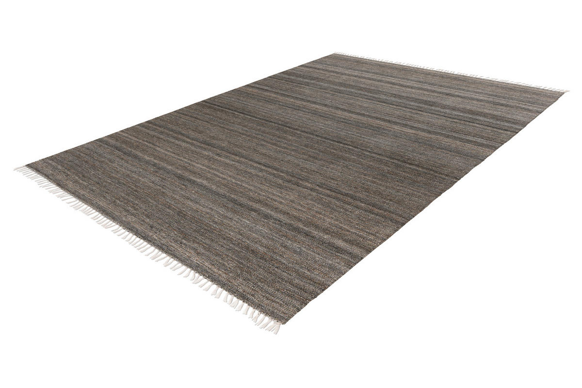 FLACHWEBETEPPICH 80/150 cm My Nador  - Anthrazit, Design, Textil (80/150cm)
