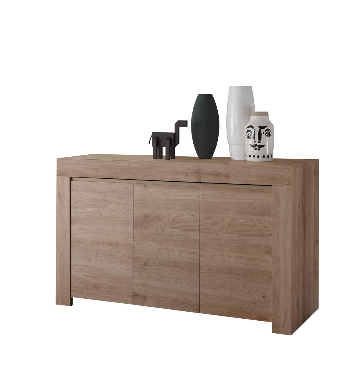 SIDEBOARD  in 138/81/42 cm  - Eichefarben, Design, Holzwerkstoff (138/81/42cm) - MID.YOU