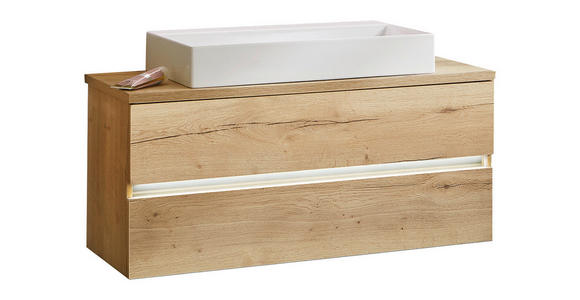 WASCHTISCHKOMBI 121 cm - Weiß, MODERN, Keramik/Holzwerkstoff (121cm) - Dieter Knoll