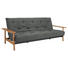 SCHLAFSOFA in Holz, Textil Grau, Eichefarben - Eichefarben/Grau, Design, Holz/Textil (230/92/97cm) - Innovation SCHLAFSOFA in Holz, Textil Grau, Eichefarben - Eichefarben/Grau, Design, Holz/Textil (230/92/97cm) - Innovation