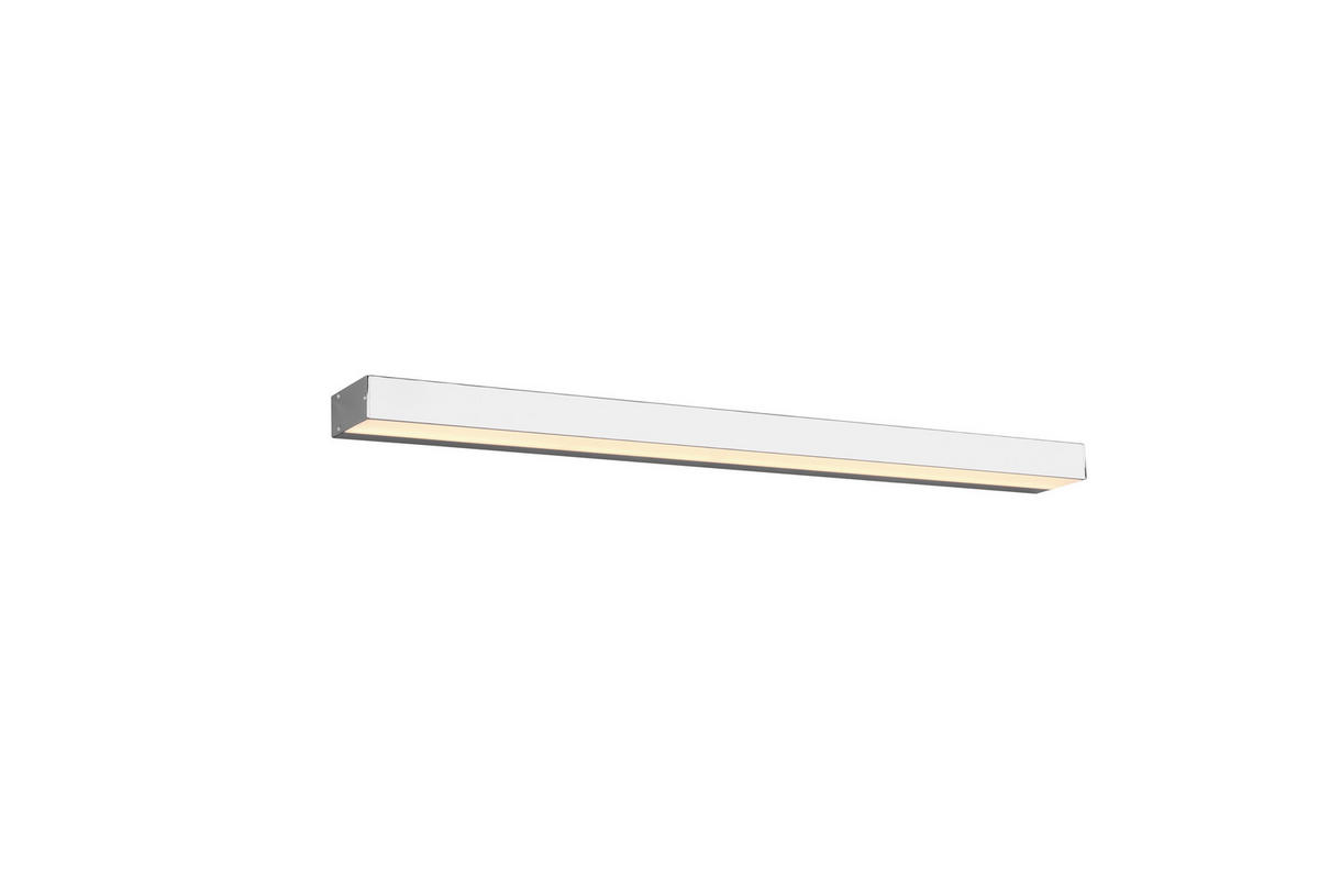 BADEZIMMER-WANDLEUCHTE   - Chromfarben/Weiß, Basics, Kunststoff/Metall (3,6/90/8cm) - Trio Leuchten