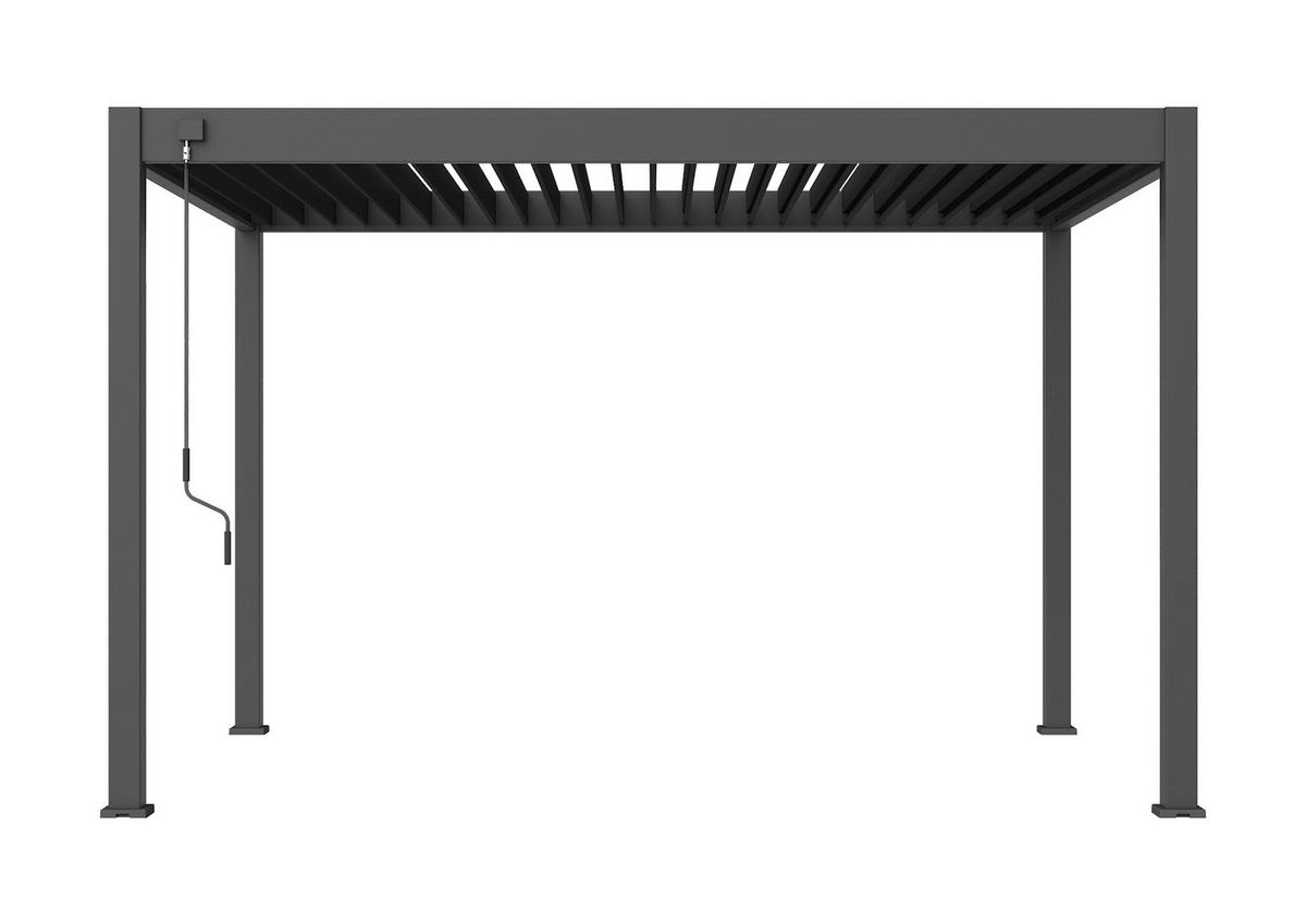 PERGOLA - Anthrazit, Basics, Metall (400/255/300cm) - Gardenson