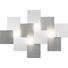 LED-DECKENLEUCHTE - Alufarben, Design, Metall (55/38,5/5,2cm) - Großmann
