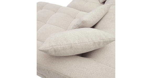 ECKSOFA Hellbraun Flachgewebe  - Hellbraun/Schwarz, KONVENTIONELL, Kunststoff/Textil (280/170cm) - Carryhome