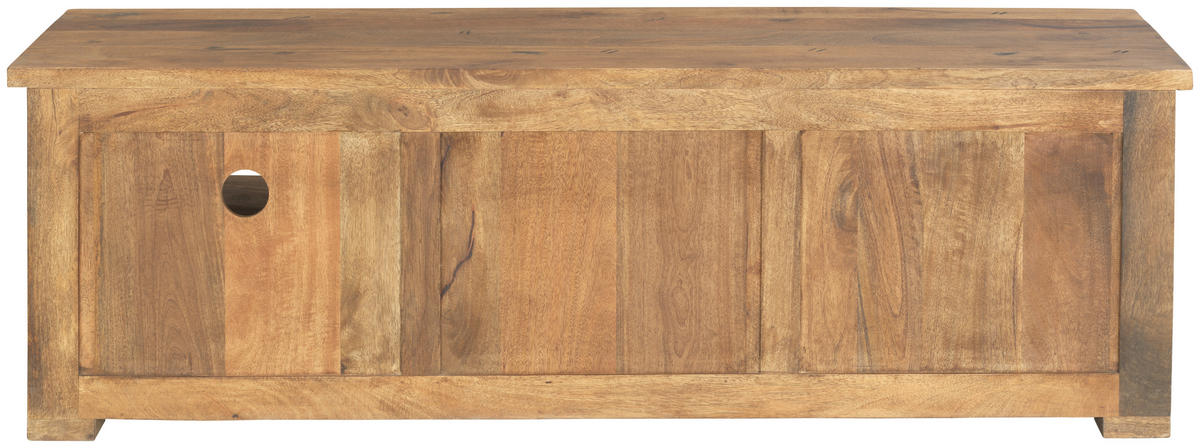NÍZKA KOMODA, mangové drevo, antracitová, prírodná farba, 160/45/50 cm - prírodná farba/antracitová, Lifestyle, kov/drevo (160/45/50cm) - MID.YOU