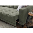 ECKSOFA in Webstoff Grün  216/302 cm  - Schwarz/Grün, Design, Holz/Textil (216/302cm) - Xora