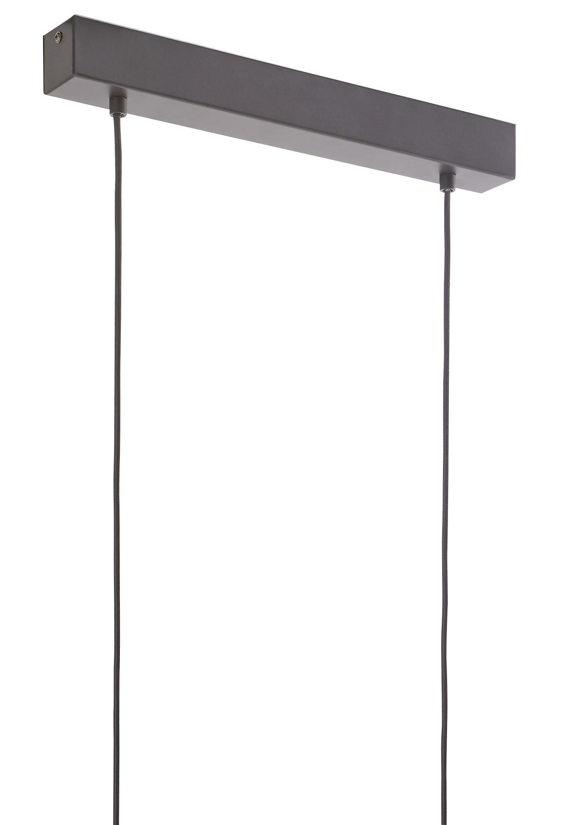HÄNGELEUCHTE   100 cm  - Schwarz/Braun, Lifestyle, Holz/Metall (100cm) - Marama