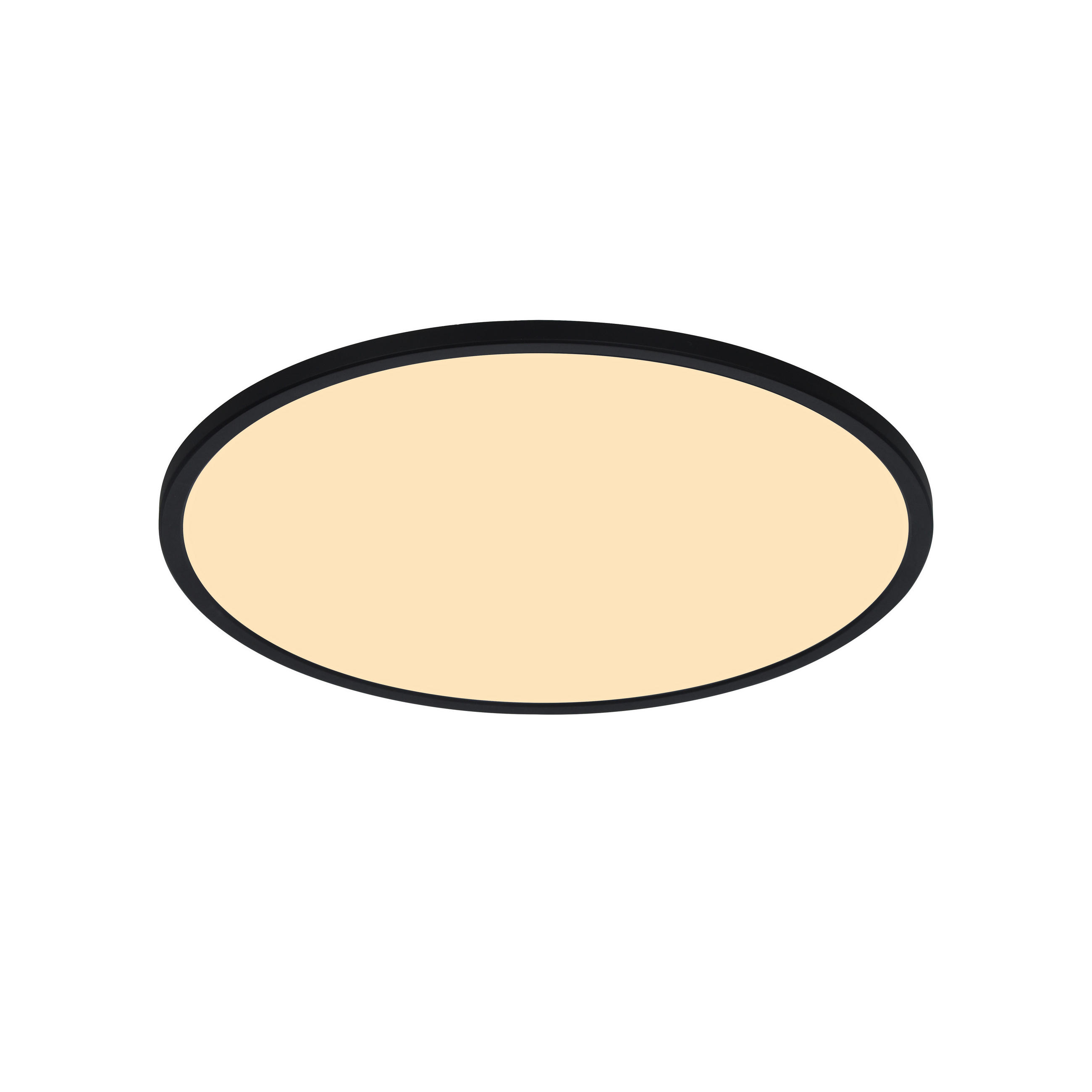 LED-DECKENLEUCHTE OJA 29.5/2.5 cm  - Schwarz, Design, Kunststoff (29.5/2.5cm) - Nordlux