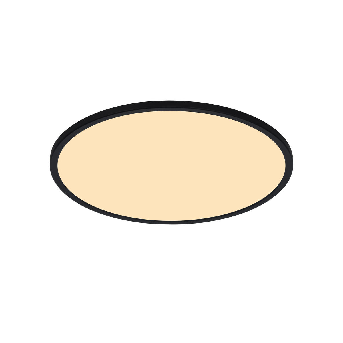 LED-DECKENLEUCHTE OJA 29.5/2.5 cm  - Schwarz, Design, Kunststoff (29.5/2.5cm) - Nordlux