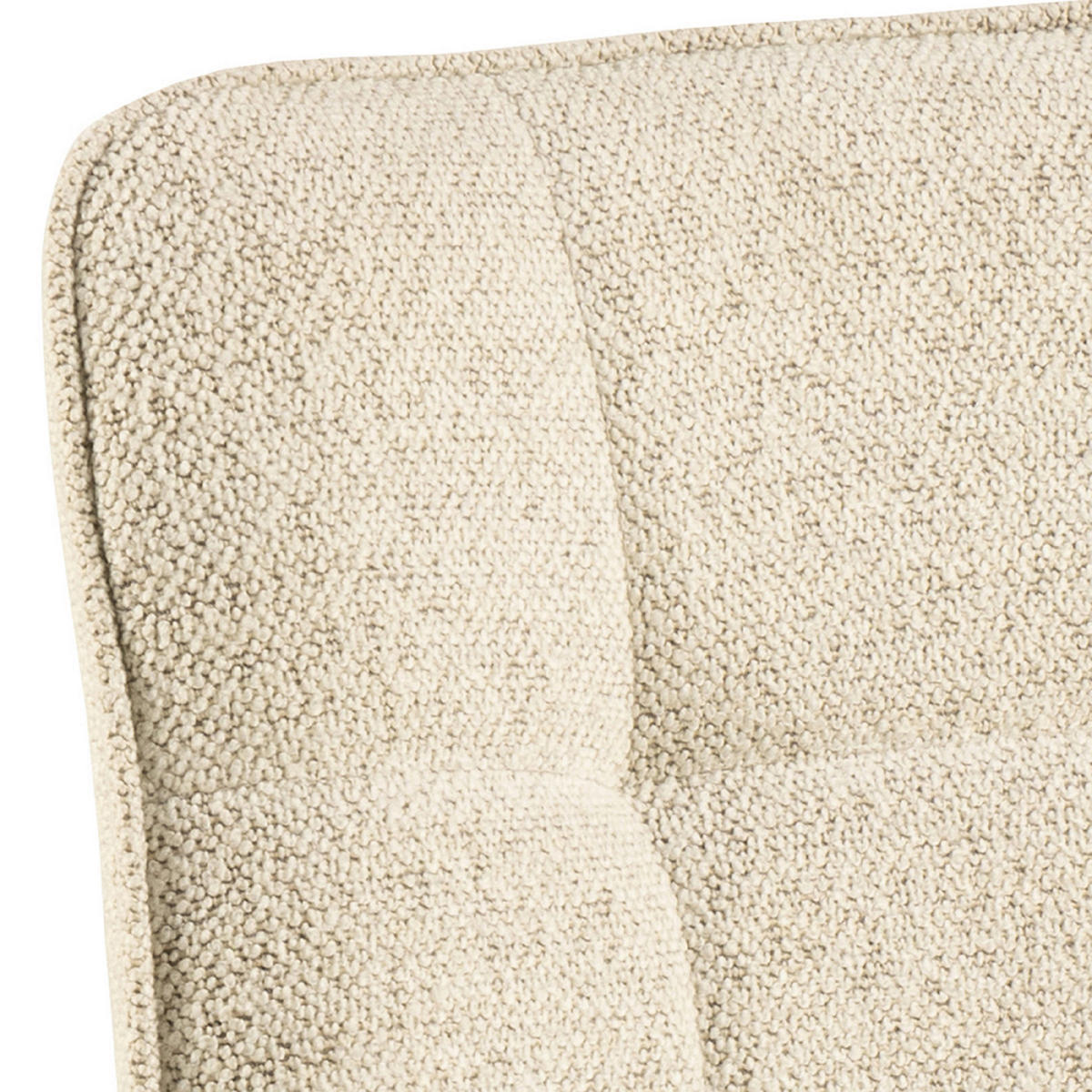 STOLICA  krem  tekstil      - crna/krem, Design, tekstil/metal (47/85/55,5cm) - MID.YOU