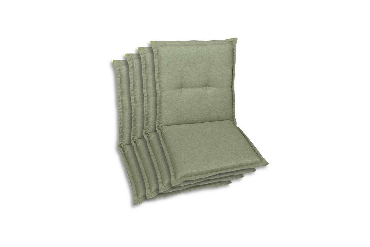 SESSELAUFLAGENSET Uni  - Hellgrün, Basics, Textil (50/7/100cm)