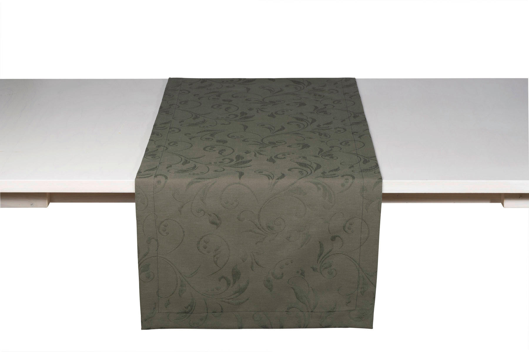 TISCHLÄUFER 50/150 cm  - Olivgrün, Basics, Textil (50/150cm) - Pichler