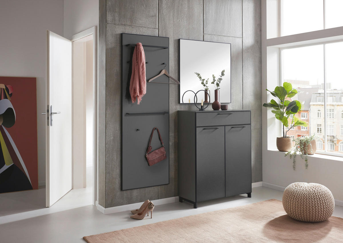 Schuhschrank Cadix Anthrazit/Eichefarben online kaufen ➤ mömax