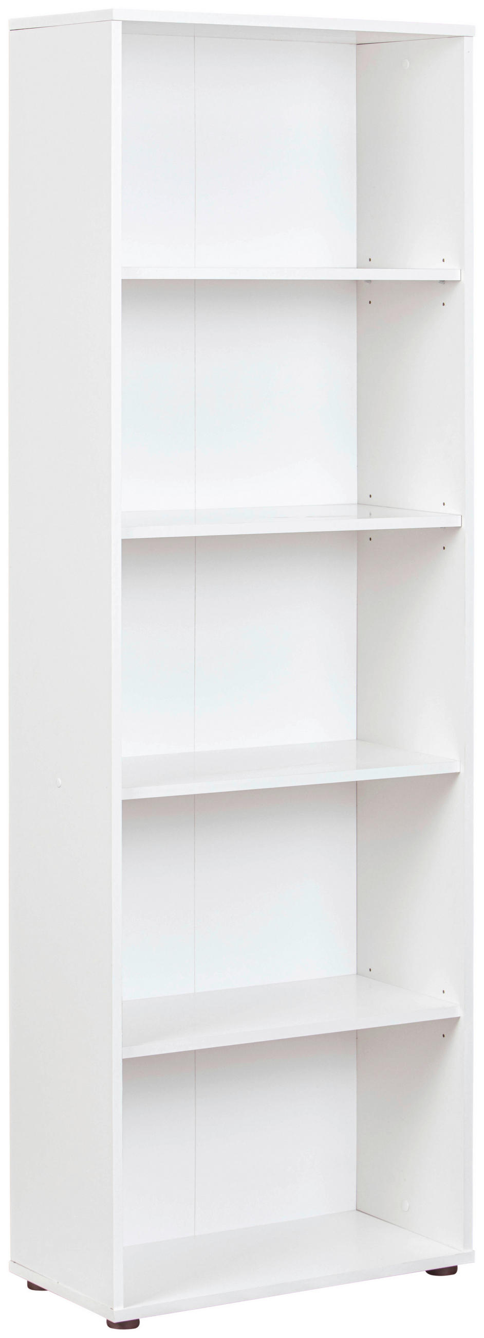 REGÁL, bílá, 60/180/30 cm - bílá/černá, Basics, kompozitní dřevo/plast (60/180/30cm) - MID.YOU