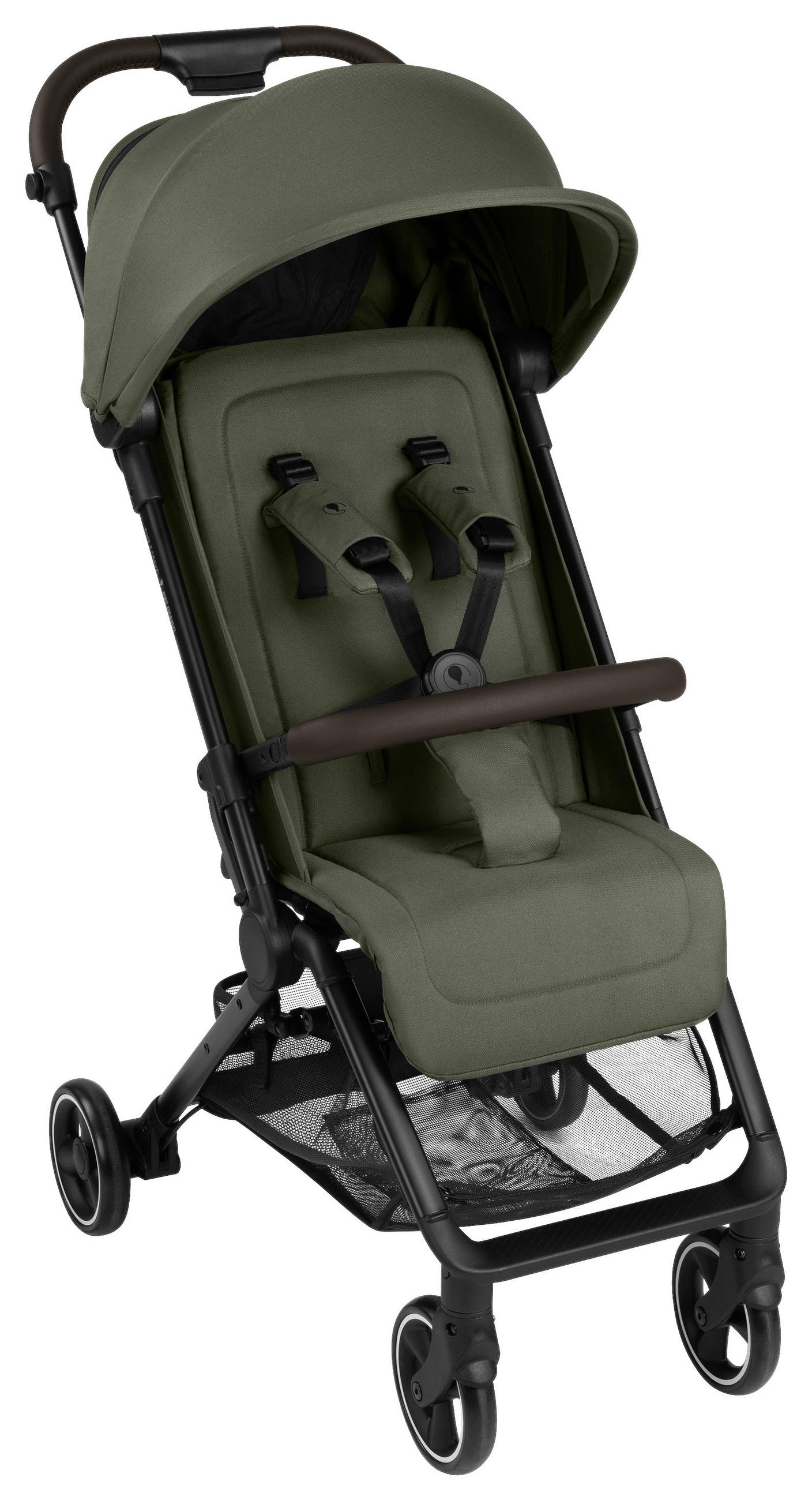 BUGGY Ping 3 Travel  - Dunkelgrün/Schwarz, Basics, Metall (51/107/81cm) - ABC Design