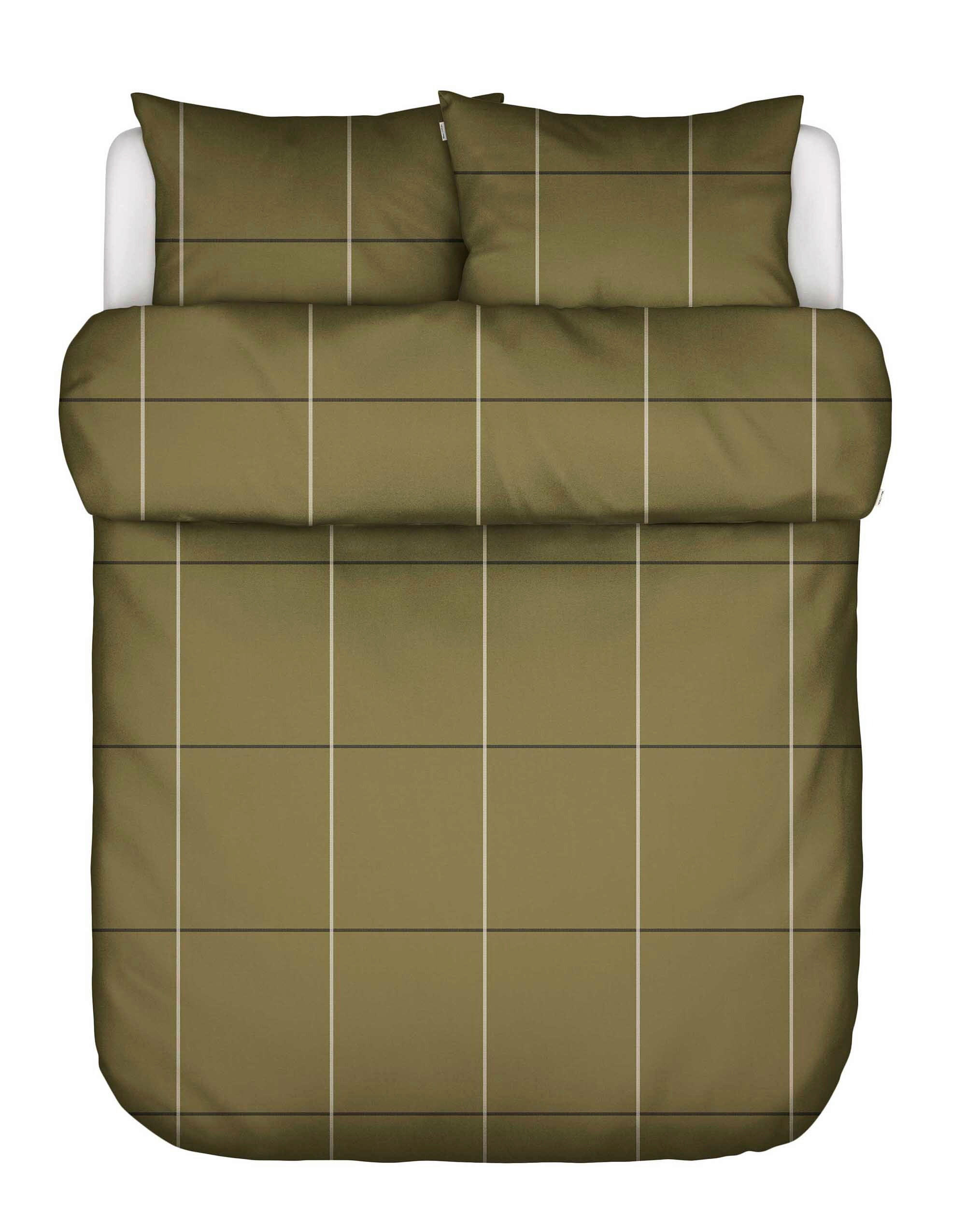 BETTWÄSCHE 3-teilig Suvie Perkal 200/220 cm  - Grün, KONVENTIONELL, Textil (200/220cm) - Marc O'Polo