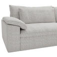 ECKSOFA  in Webstoff Grau  306/198 cm  - Schwarz/Grau, MODERN, Kunststoff/Textil (306/198cm) - Carryhome