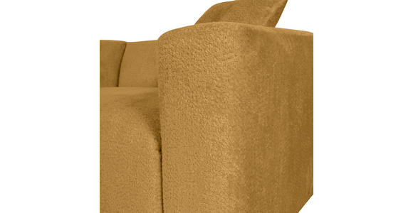 BIGSOFA Chenille Senfgelb  - Senfgelb/Schwarz, MODERN, Kunststoff/Textil (228/66/111cm) - Carryhome