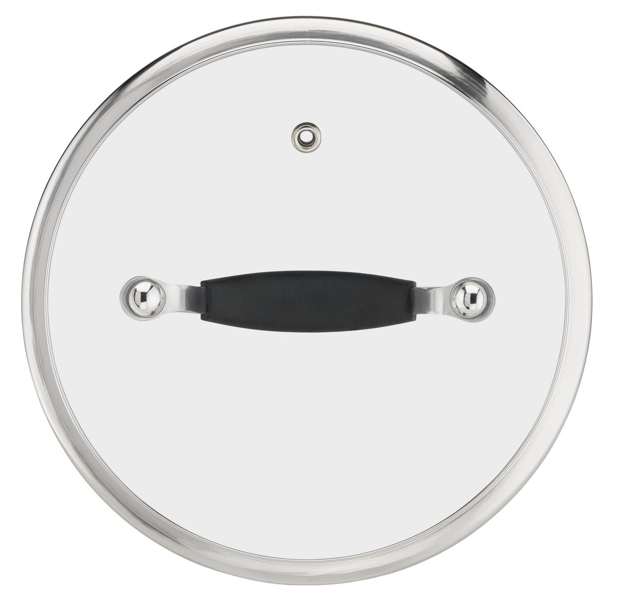 STEKGRYTA 18 cm  - svart/transparent, Design, metall/glas (18cm) - Tefal