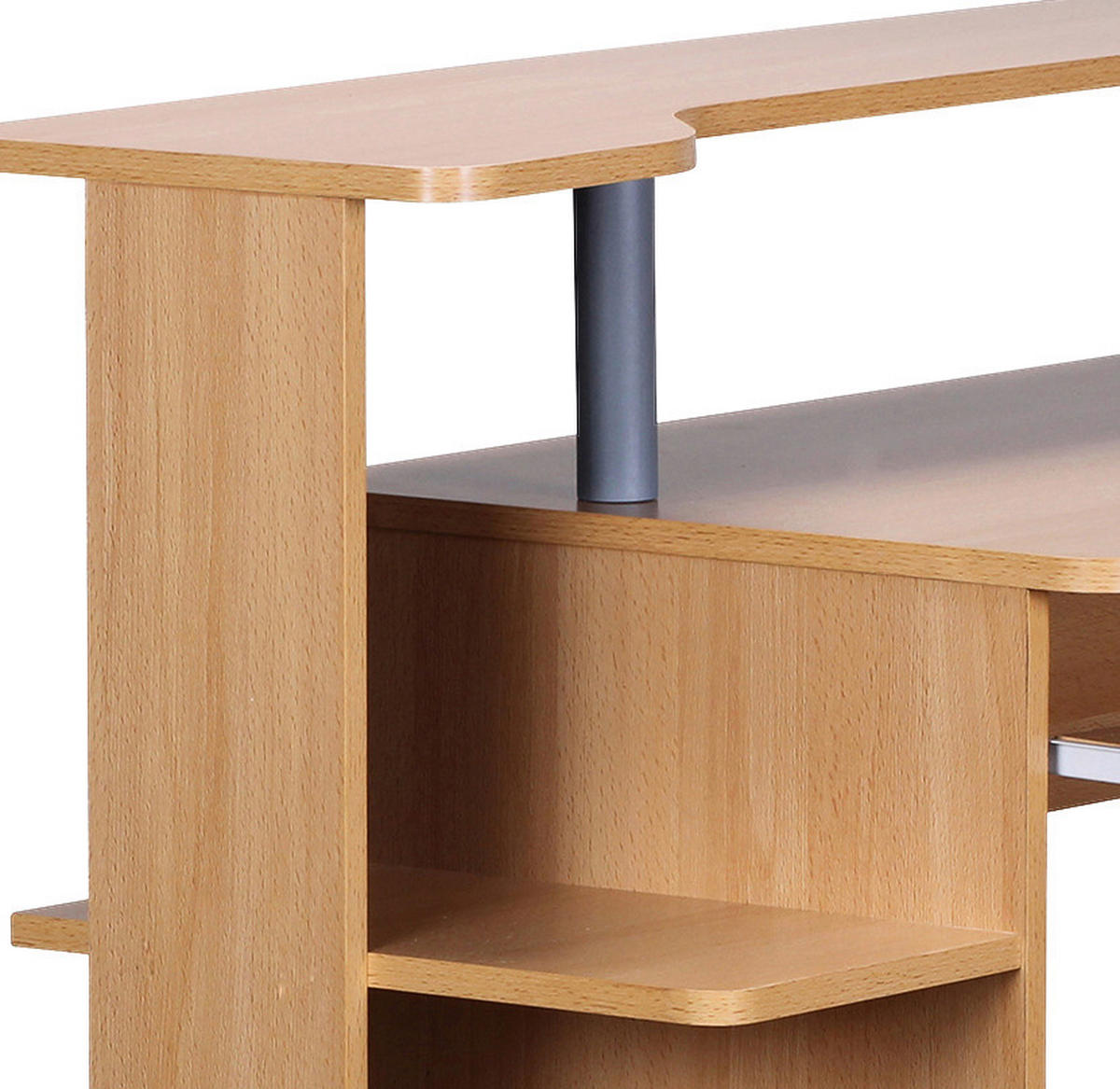 COMPUTERTISCH Buchefarben  - Buchefarben, KONVENTIONELL, Holzwerkstoff (48/94/90cm) - MID.YOU