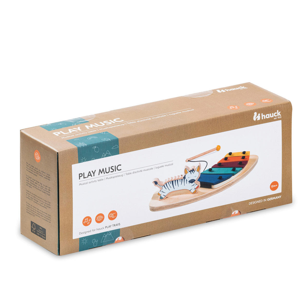 MOTORIKSPIEL - Buchefarben, Basics, Holz (37/15/9cm) - Hauck