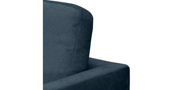 ECKSOFA Dunkelgrau Chenille Rückenkissen, Rücken echt  - Dunkelgrau/Silberfarben, KONVENTIONELL, Textil/Metall (143/284cm) - Carryhome