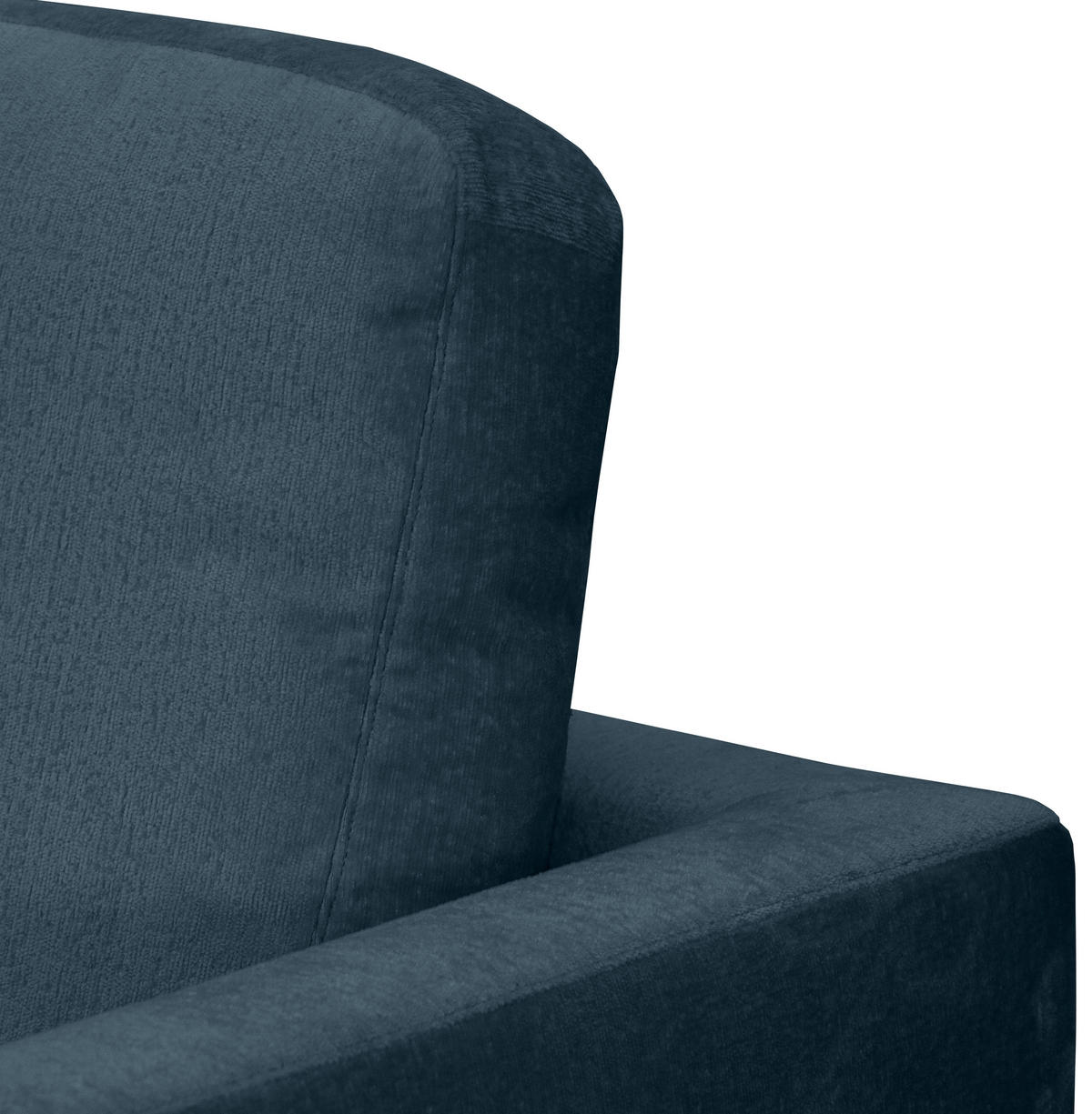 ECKSOFA Dunkelgrau Chenille  - Dunkelgrau/Silberfarben, KONVENTIONELL, Textil/Metall (143/284cm) - Carryhome